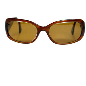 Coach Bronwen S829‎ Amber Horn Brown Womens Oval Eyeglasses Frames H19266